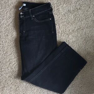 White House Black Market Black Denim Crop Jeans